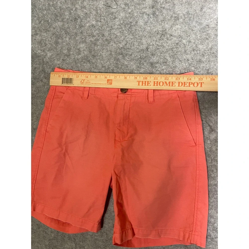 Gap Womens Coral Pink Chino Shorts Size 00‎ Cotton Twill Flat Front Mid Rise
